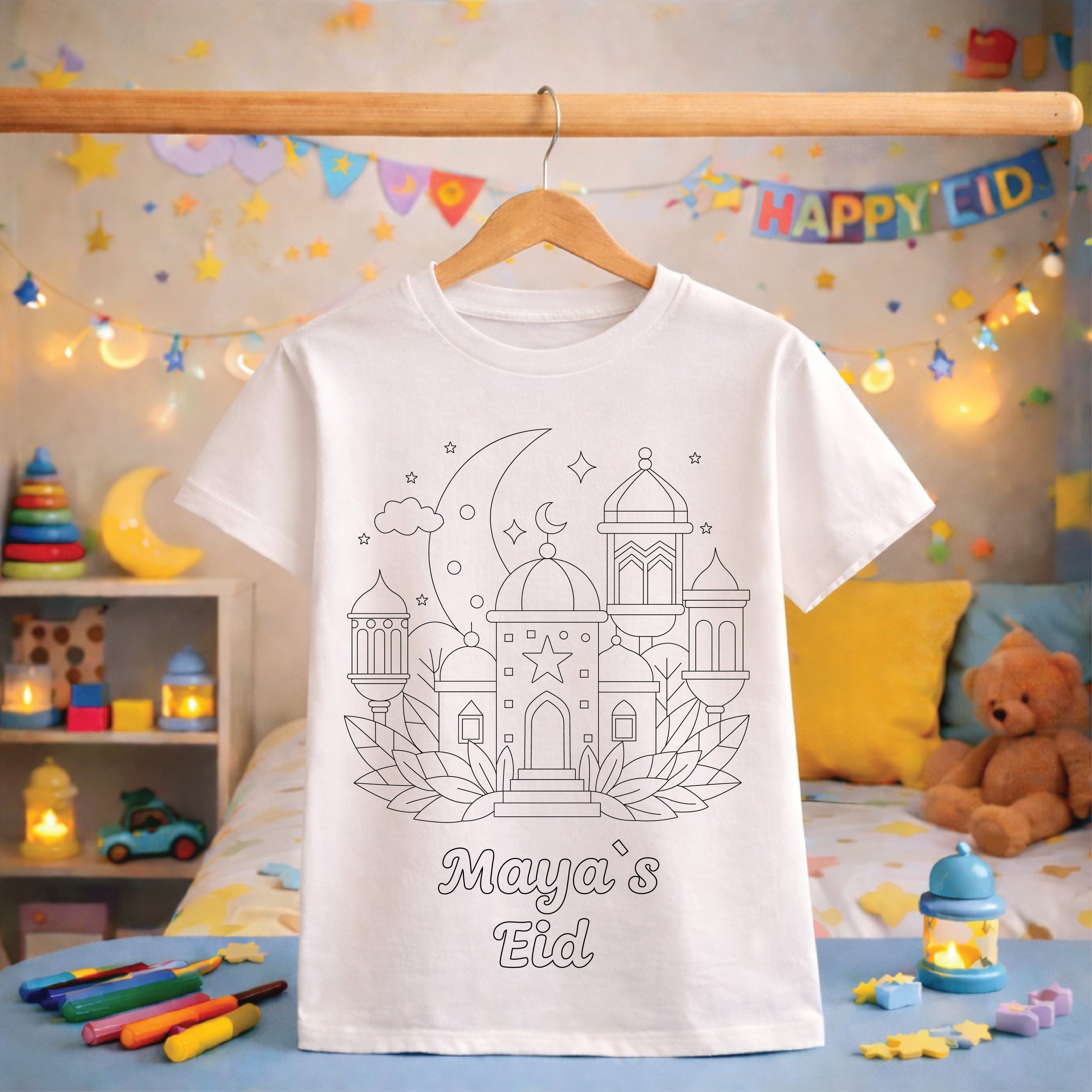 El Eid Coloring T-Shirt