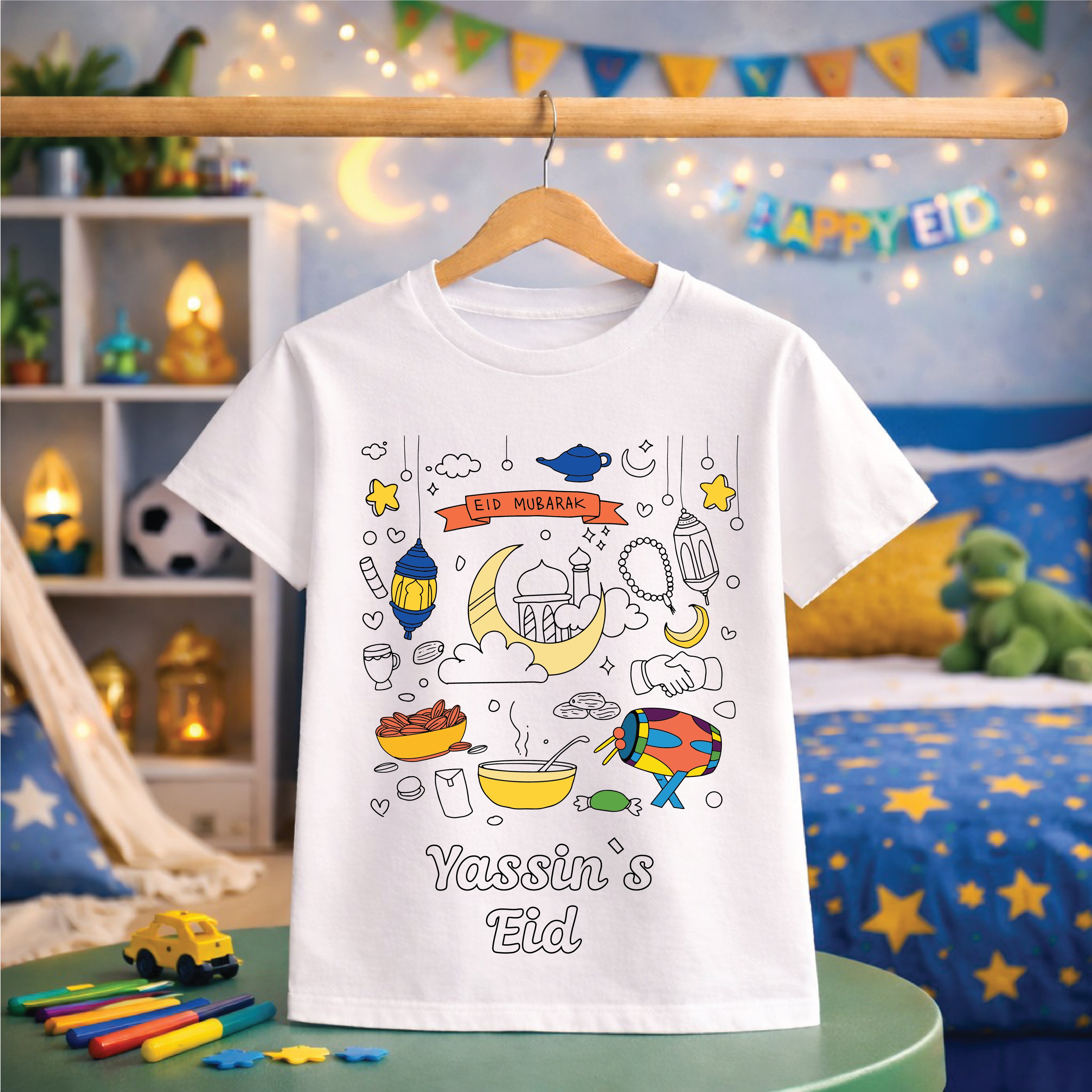 El Eid Coloring T-Shirt